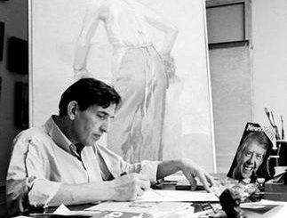 풍자 만화가 데이비드 레빈